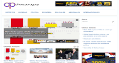 Desktop Screenshot of ahoraparaguay.com